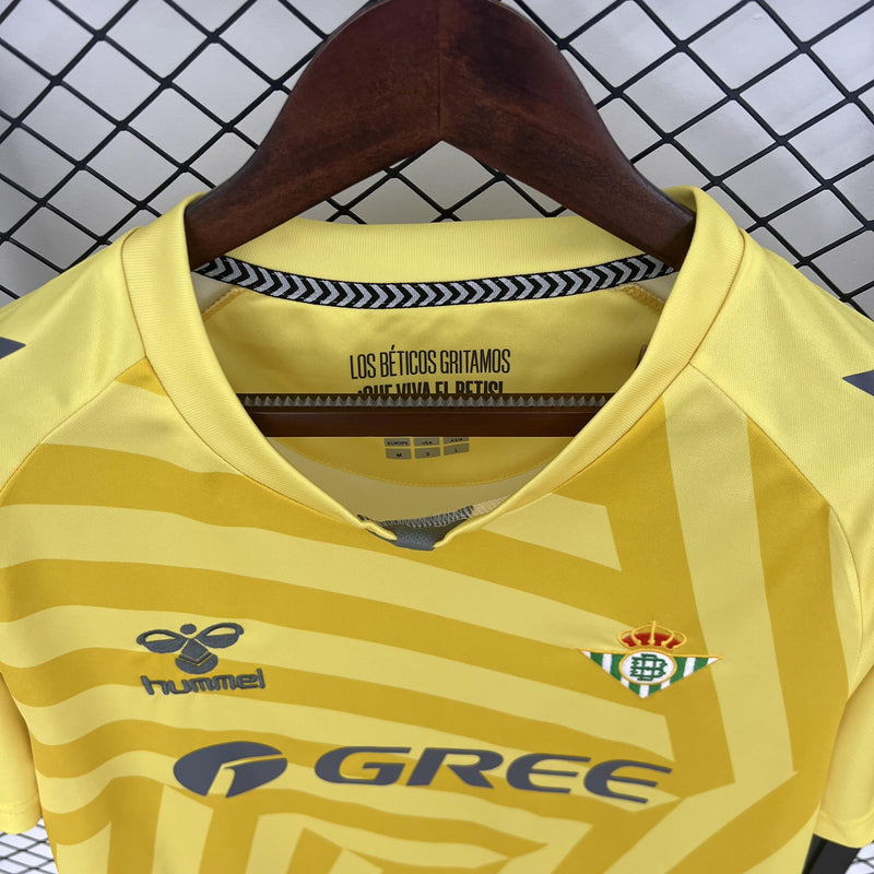 Camisa Real Betis 25/26 Goleiro Amarela - Torcedor