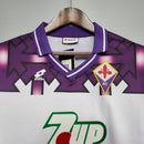 Camisa Retrô Fiorentina 1992/1993 II Away - Branca - Lotto