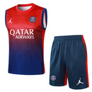 24/25 Conjunto Treino PSG - Regata - Vermelho e Azul