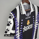 Camisa Retrô Real Madrid 1997/1998 III Third - Preta - Kelme