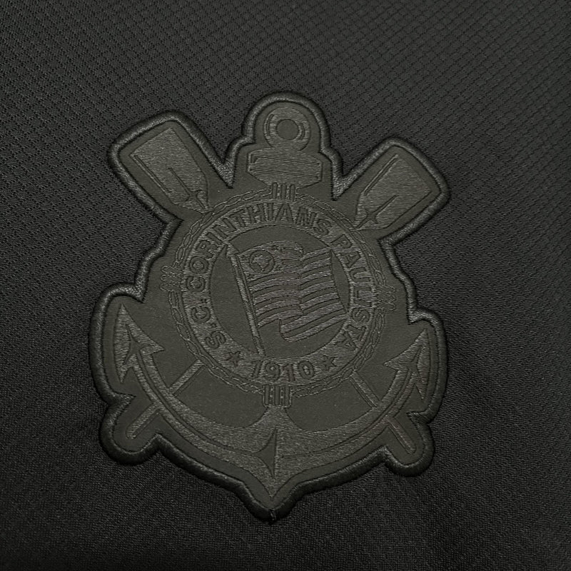 Camisa Corinthians 2024/25 III Away All Black - Torcedor