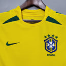 Camisa Retrô Brasil 2002 I Home - Amarelinha - Nike