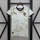 Camisa Portugal 2025 II Away - Feminina - Branca