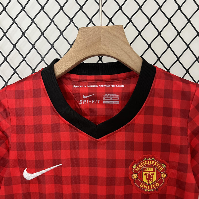 Conjunto Infantil Retrô - Manchester United 2012/13 I Home