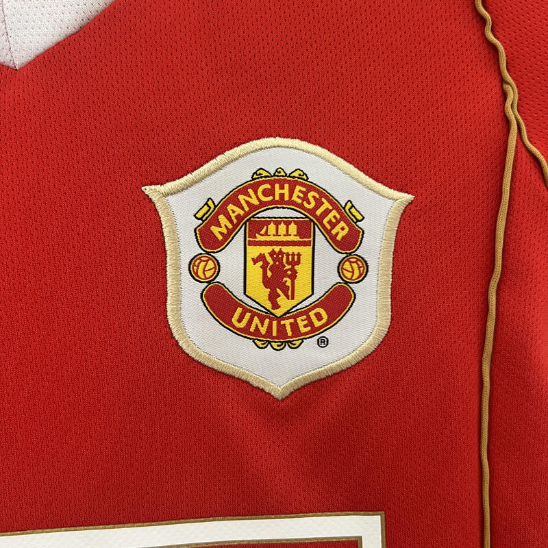 Conjunto Infantil Retrô - Manchester United 2006/2007 I HOme