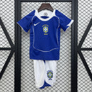 Conjunto Infantil Retrô - Brasil 2004 II Away