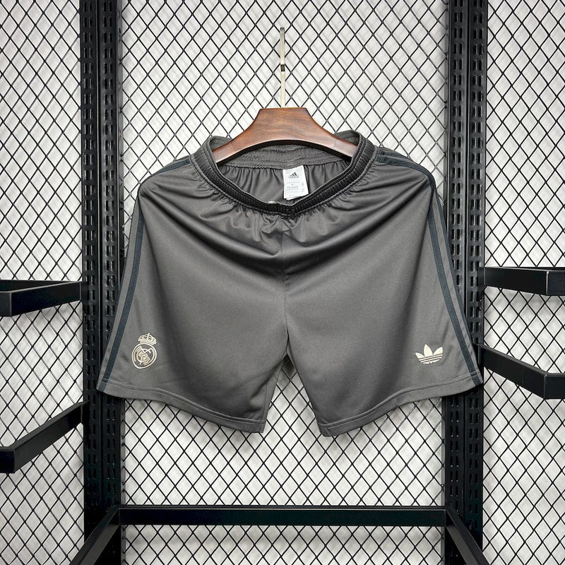 Short Real Madrid 2024/2025 III Third Away - Cinza
