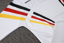 24/25 Conjunto Treino Alemanha Retrô - Zíper Curto - Branco