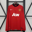 Camisa Retrô Manchester United 2013/14 Home - Manga Longa