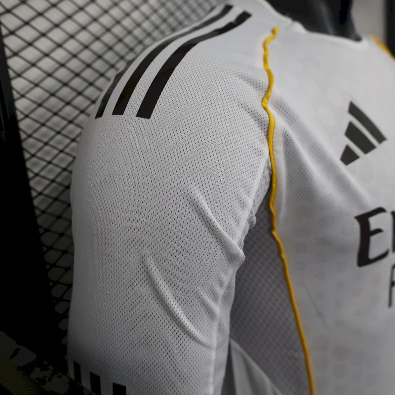 Camisa Real Madrid 2025/2026 I Home - Manga Longa - Jogador