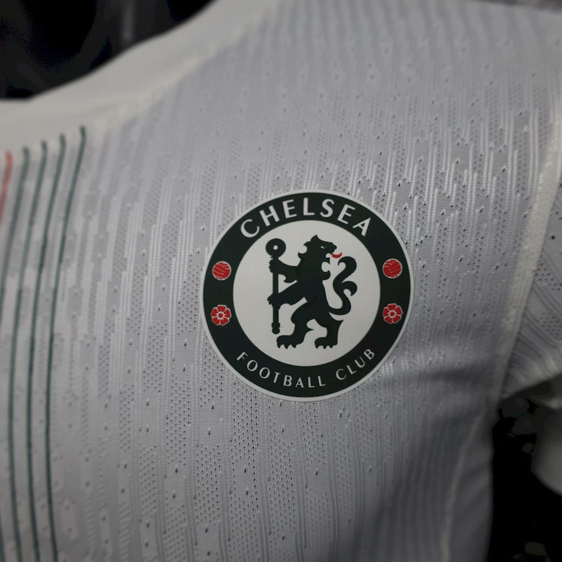 Camisa Chelsea 2025/2026 II Away - Branca - Jogador