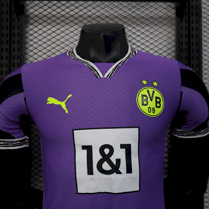 Camisa Borussia Dortmund Goleiro Roxa 2024/2025 - Jogador