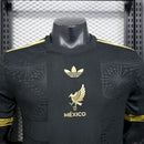 Camisa México 2025/2026 Preta Ouro - Jogador