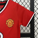 Conjunto Infantil Retrô - Manchester United 2000/01 I Home