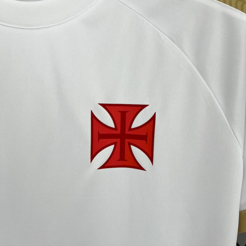 Camisa Vasco 25/26 Supporter Branca e Dourada - Torcedor