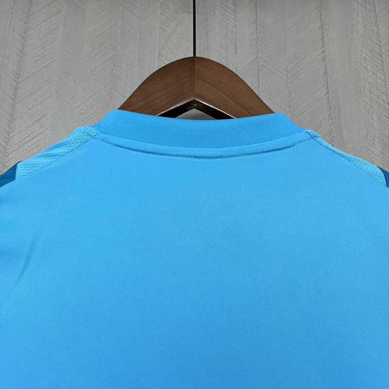 Camisa Flamengo 2025/26 Treino Azul Claro - Feminina