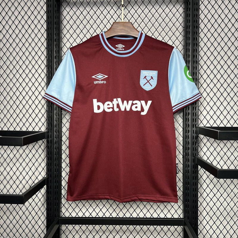 Camisa West Ham 2024/25 I Home - Torcedor