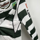 Camisa Retrô Sporting 2001/2003 I Home - Manga Longa Reebok