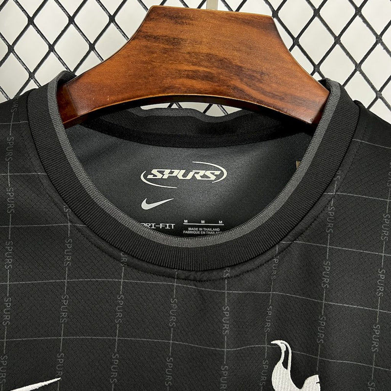 Camisa Tottenham 2025/26 II Away - Torcedor - Preta