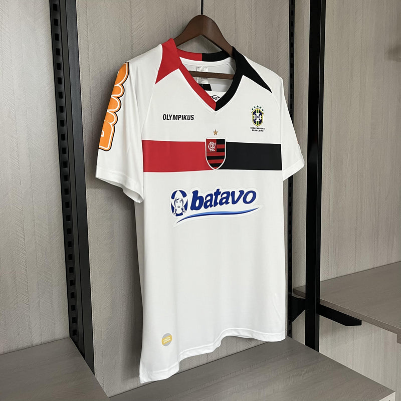 Camisa Retrô Flamengo 2010 II Away - Branca - Olympikus