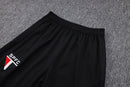 23/24 Conjunto Treino São Paulo - Frio Zíper Curto - Preto