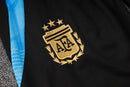 24/25 Conjunto Treino Argentina - Frio Zíper Curto - Preto