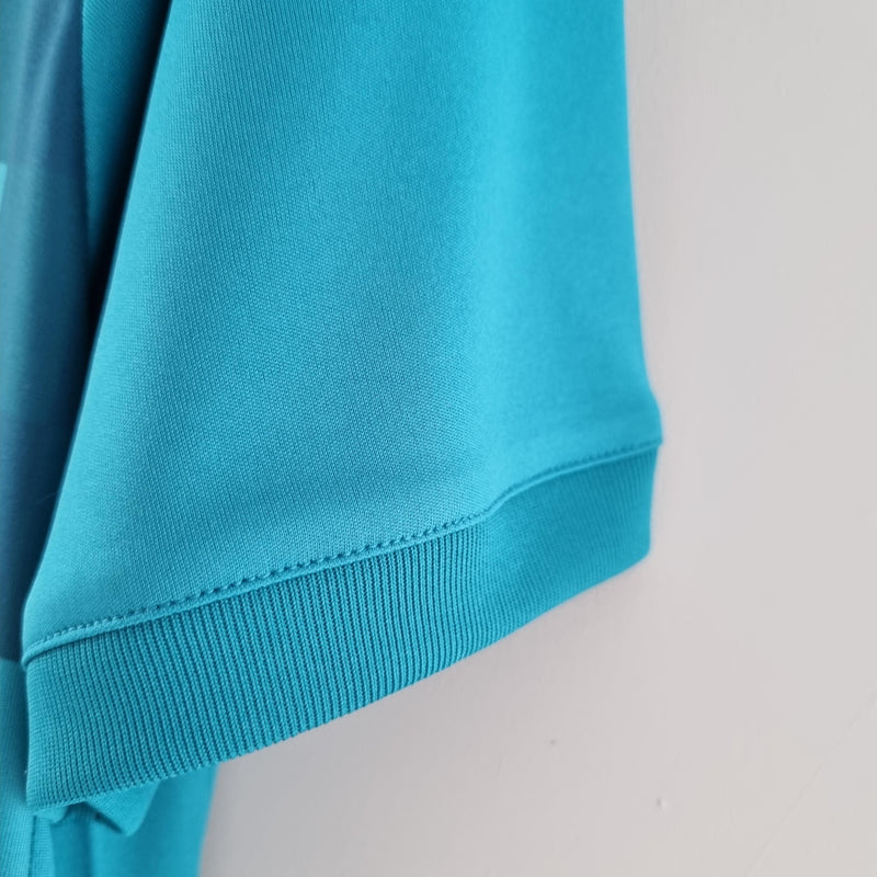 Camisa Retrô Real Madrid 2017/2018 III Third - Azul - Adidas