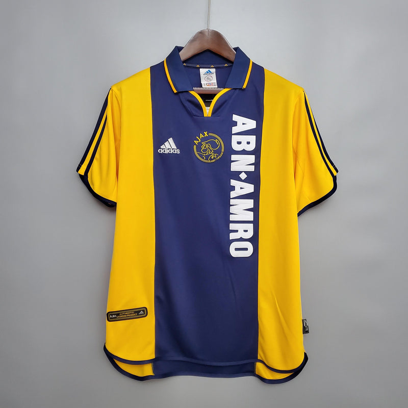 Camisa Retrô Ajax 2000/2001 II Away - Amarela - Adidas