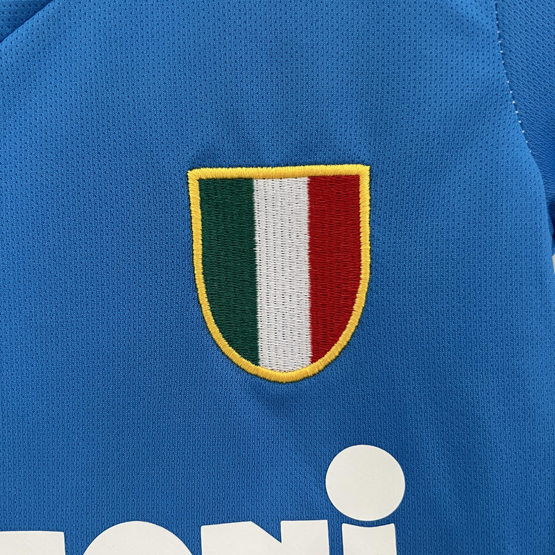 Conjunto Infantil Retrô - Napoli 1987/88 I Home