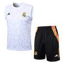 24/25 Conjunto Treino Real Madrid - Regata - Branco