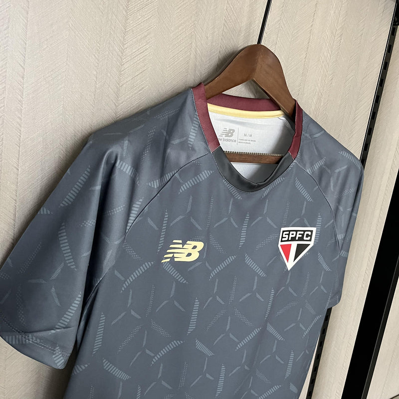 Camisa São Paulo 25/26 Treino - Torcedor - Cinza