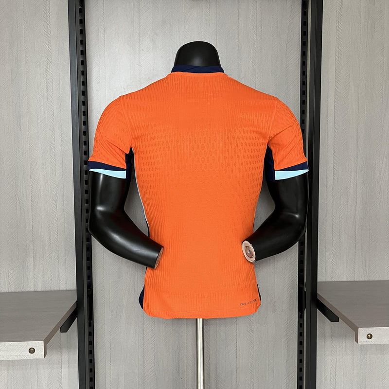 Camisa Holanda 2024/25 I Home - Jogador - Laranja