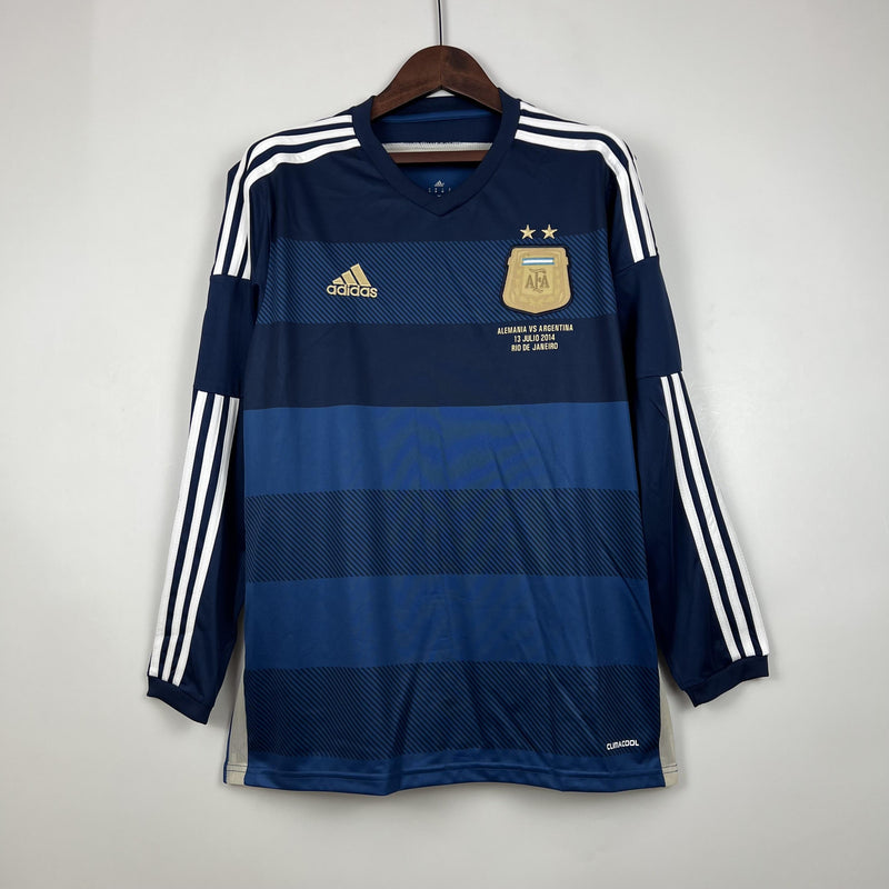 Camisa Retrô Argentina 2014 II Away - Manga Longa Adidas
