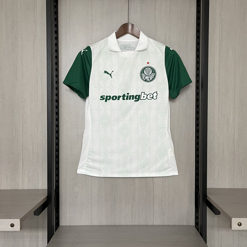 Camisa Palmeiras 2025/26 II Away - Feminina - Branca