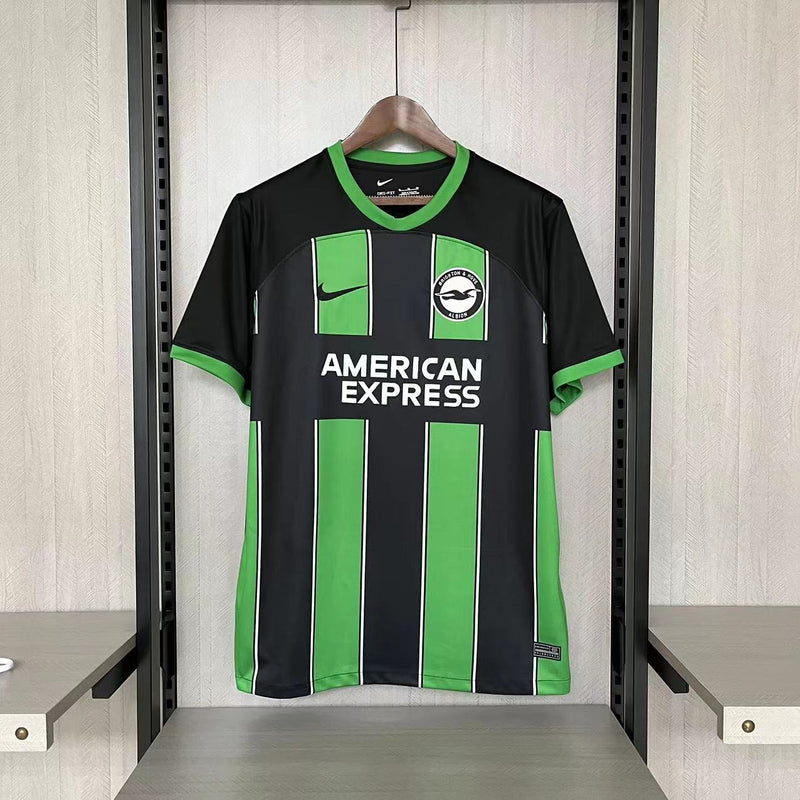 Camisa Brighton 2023/24 II Away - Torcedor - Preta e Verde