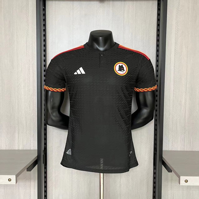 Camisa Roma 2023/24 II Away - Jogador - Preta