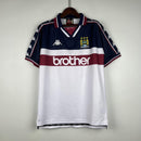 Camisa Retrô Manchester City 1997/1998 II Away - Branca - Kappa