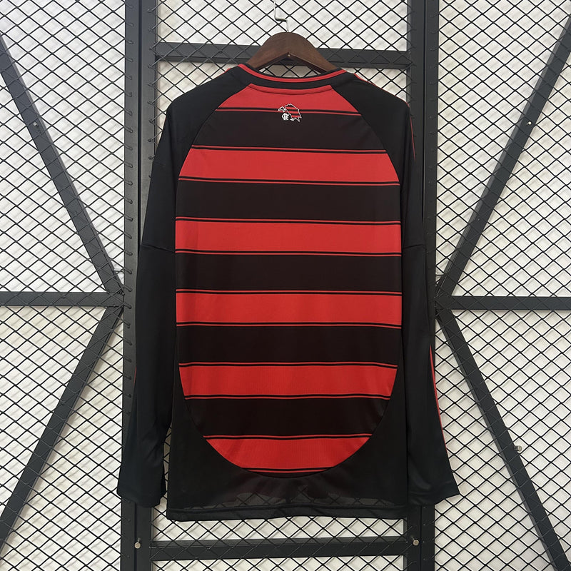 Camisa Flamengo 25/26 I Home - Torcedor Manga Longa