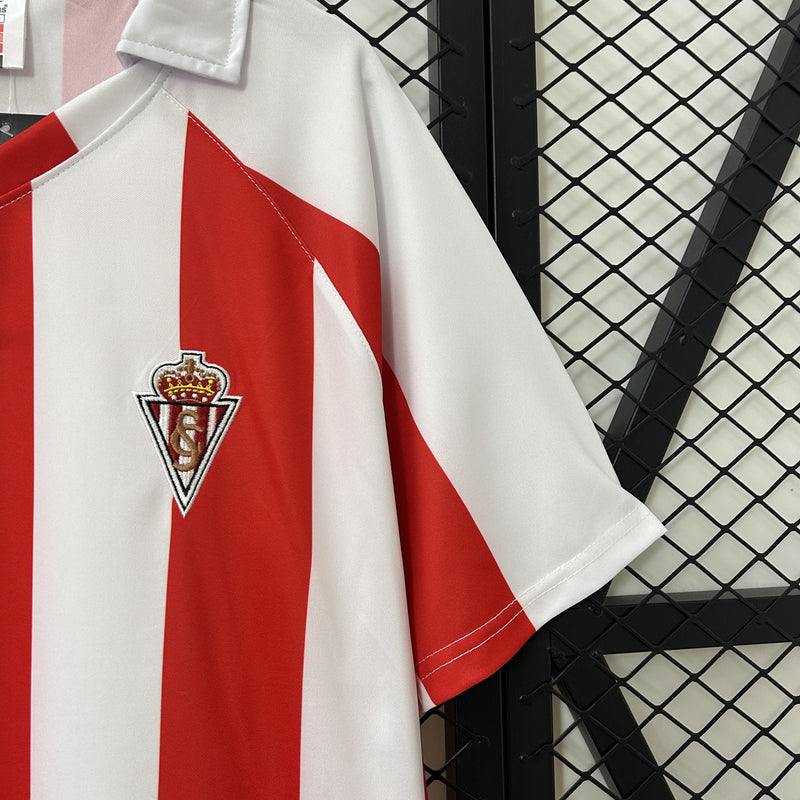 Camisa Retrô Sporting Gijon 1986/1987 I Home - Adidas