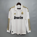 Camisa Retrô Real Madrid 2011/2012 I Home - Manga Longa Adidas