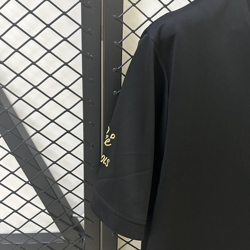 Camisa Santos 25/26 Edição Especial Pelé - Preta - Torcedor
