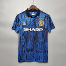 Camisa Retrô Manchester United 1992/1993 II Away - Azul - Umbro