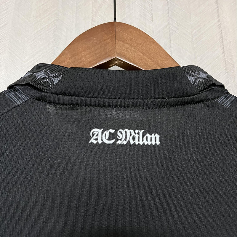 Camisa Milan 2024/25 Puma x Pleasures Especial - Torcedor - Preta