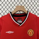 Conjunto Infantil Retrô - Manchester United 2000/01 I Home