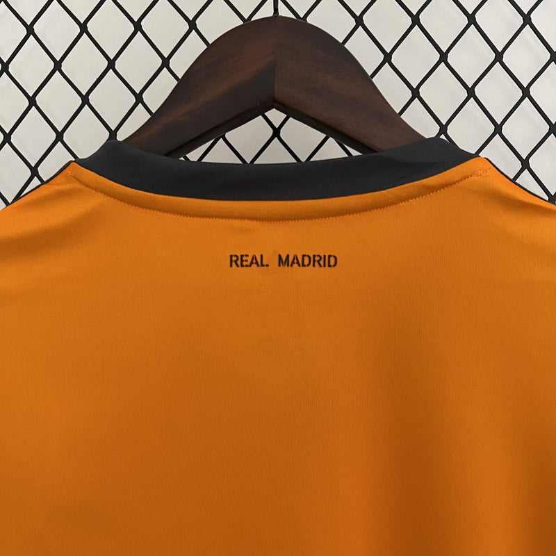 Camisa Retrô Real Madrid 2013/2014 III Third - Laranja - Adidas