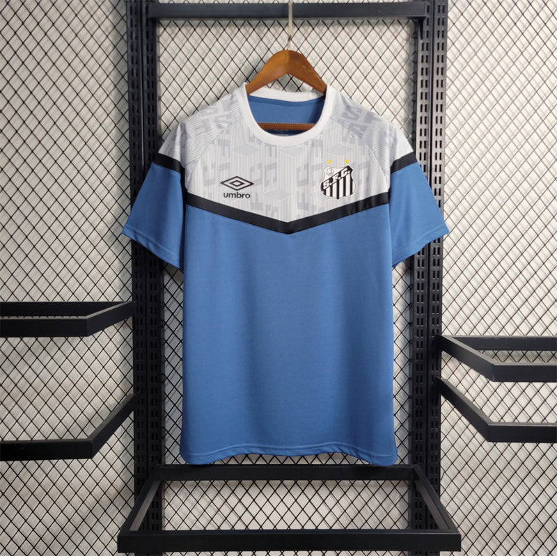 Camisa Santos 23/24 Treino Azul - Torcedor