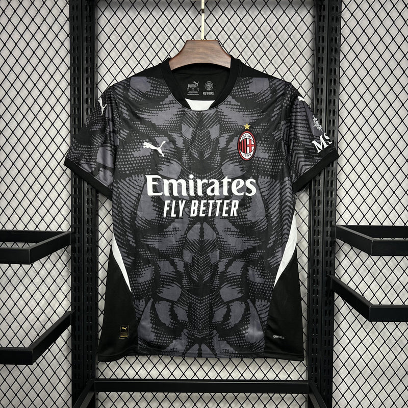 Camisa Milan 2024/25 Goleiro - Torcedor - Cinza