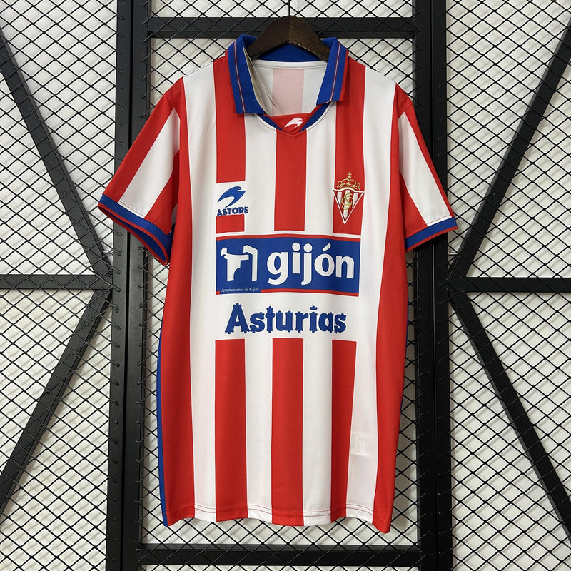Camisa Retrô Sporting Gijon 2001/2002 I Home - Astore