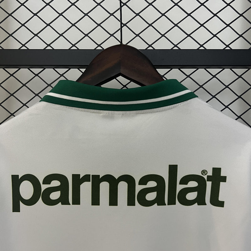 Camisa Retrô Palmeiras 1997 II Away Branca - Reebok - Parmalat