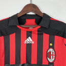 Camisa Retrô Milan 2007/2008 I Home - Manga Longa Adidas